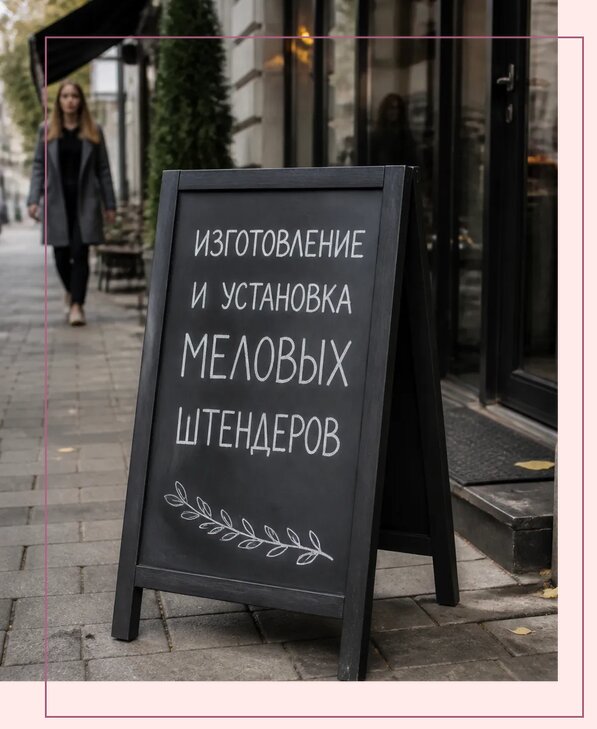 Меловые штендеры в Снежинске по цене от 6755 р. | Аванза-Снж